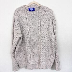 Elfric Eden Unisex Retro 90s Cable Knit Sweater Size M Winter Casual Comfy